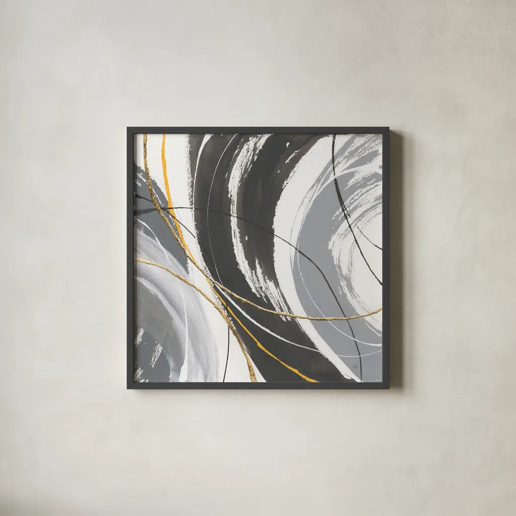 Webbed III by Chris Paschke. Shown in a sleek black glass frame for a contemporary gallery look. Available as an archival giclee rolled canvas, fine art paper, or poster print. SKU 88084a.