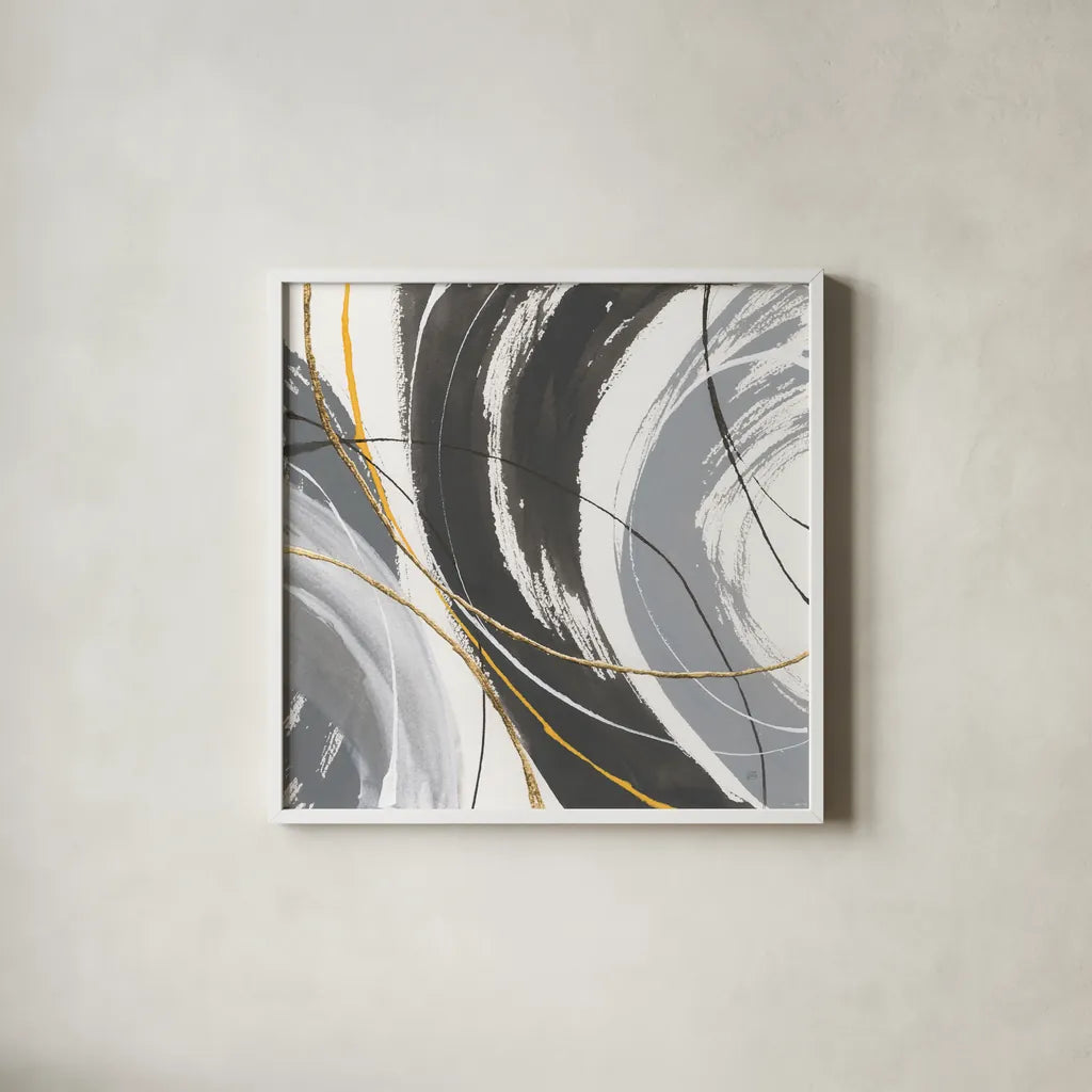 Webbed III by Chris Paschke. Shown in a crisp white glass frame for a clean and minimalist style. Available as an archival giclee rolled canvas, fine art paper, or poster print. SKU 88084a.