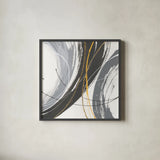 Webbed IV by Chris Paschke. Shown in a sleek black glass frame for a contemporary gallery look. Available as an archival giclee rolled canvas, fine art paper, or poster print. SKU 88085a.