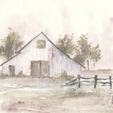 White Barn II by Chris Paschke. SKU 62507a. Archival Giclee Fine art print for wall decor.