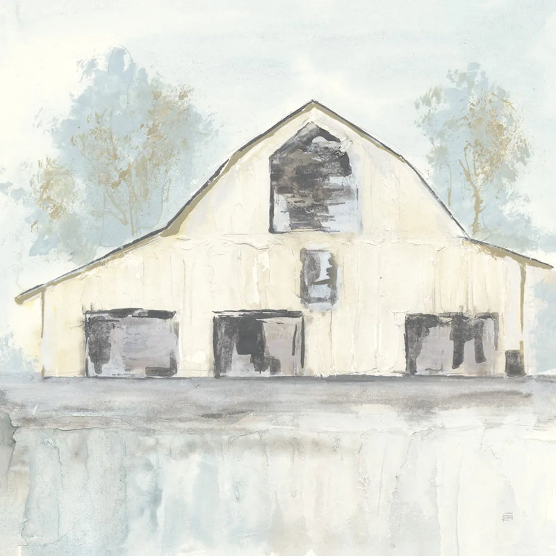 White Barn V by Chris Paschke. SKU 62510a. Archival Giclee Fine art print for wall decor.