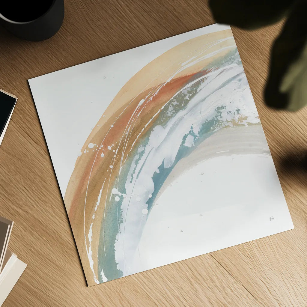 White Dots I by Chris Paschke. Shown as a detailed flat fine art print, highlighting archival giclee quality. Available as an archival giclee rolled canvas, fine art paper, or poster print. SKU 82270a.