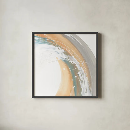 White Dots II by Chris Paschke. Shown in a sleek black glass frame for a contemporary gallery look. Available as an archival giclee rolled canvas, fine art paper, or poster print. SKU 82271a.