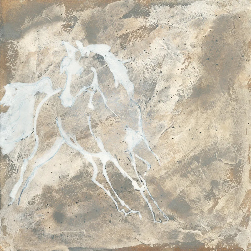 White Horse I by Chris Paschke. SKU 37173a. Archival Giclee Fine art print for wall decor.