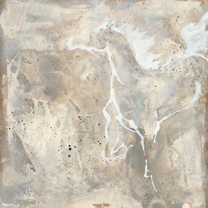 White Horse II by Chris Paschke. SKU 37174a. Archival Giclee Fine art print for wall decor.