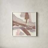 White and Placid I Blush by Chris Paschke. Shown in a crisp white glass frame for a clean and minimalist style. Available as an archival giclee rolled canvas, fine art paper, or poster print. SKU 42719a.