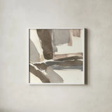 White and Placid II by Chris Paschke. Shown in a crisp white glass frame for a clean and minimalist style. Available as an archival giclee rolled canvas, fine art paper, or poster print. SKU 32530a.