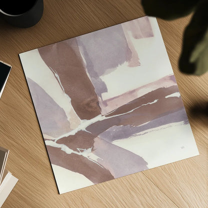 White and Placid II Blush by Chris Paschke. Shown as a detailed flat fine art print, highlighting archival giclee quality. Available as an archival giclee rolled canvas, fine art paper, or poster print. SKU 42720a.