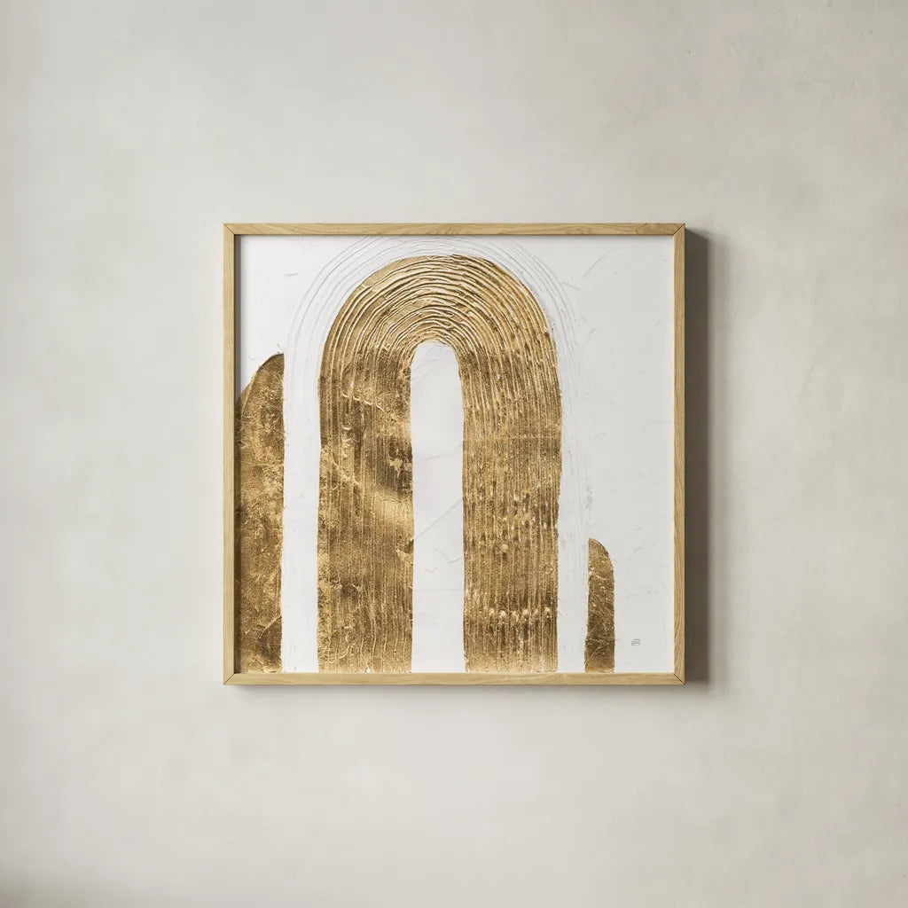 White on White I by Chris Paschke. Shown in a natural wood glass frame for a timeless modern aesthetic. Available as an archival giclee rolled canvas, fine art paper, or poster print. SKU 86797a.