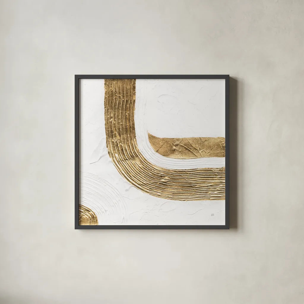 White on White III by Chris Paschke. Shown in a sleek black glass frame for a contemporary gallery look. Available as an archival giclee rolled canvas, fine art paper, or poster print. SKU 86799a.