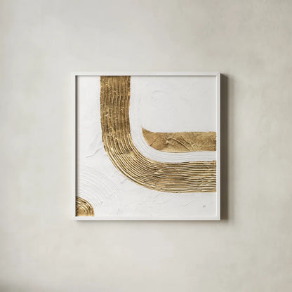 White on White III by Chris Paschke. Shown in a crisp white glass frame for a clean and minimalist style. Available as an archival giclee rolled canvas, fine art paper, or poster print. SKU 86799a.