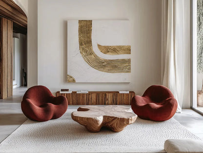 White on White III by Chris Paschke. Shown as extra-large giant wall art in a modern living room. Available as an archival giclee rolled canvas, fine art paper, or poster print. SKU 86799a.