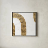White on White IV by Chris Paschke. Shown in a sleek black glass frame for a contemporary gallery look. Available as an archival giclee rolled canvas, fine art paper, or poster print. SKU 86800a.