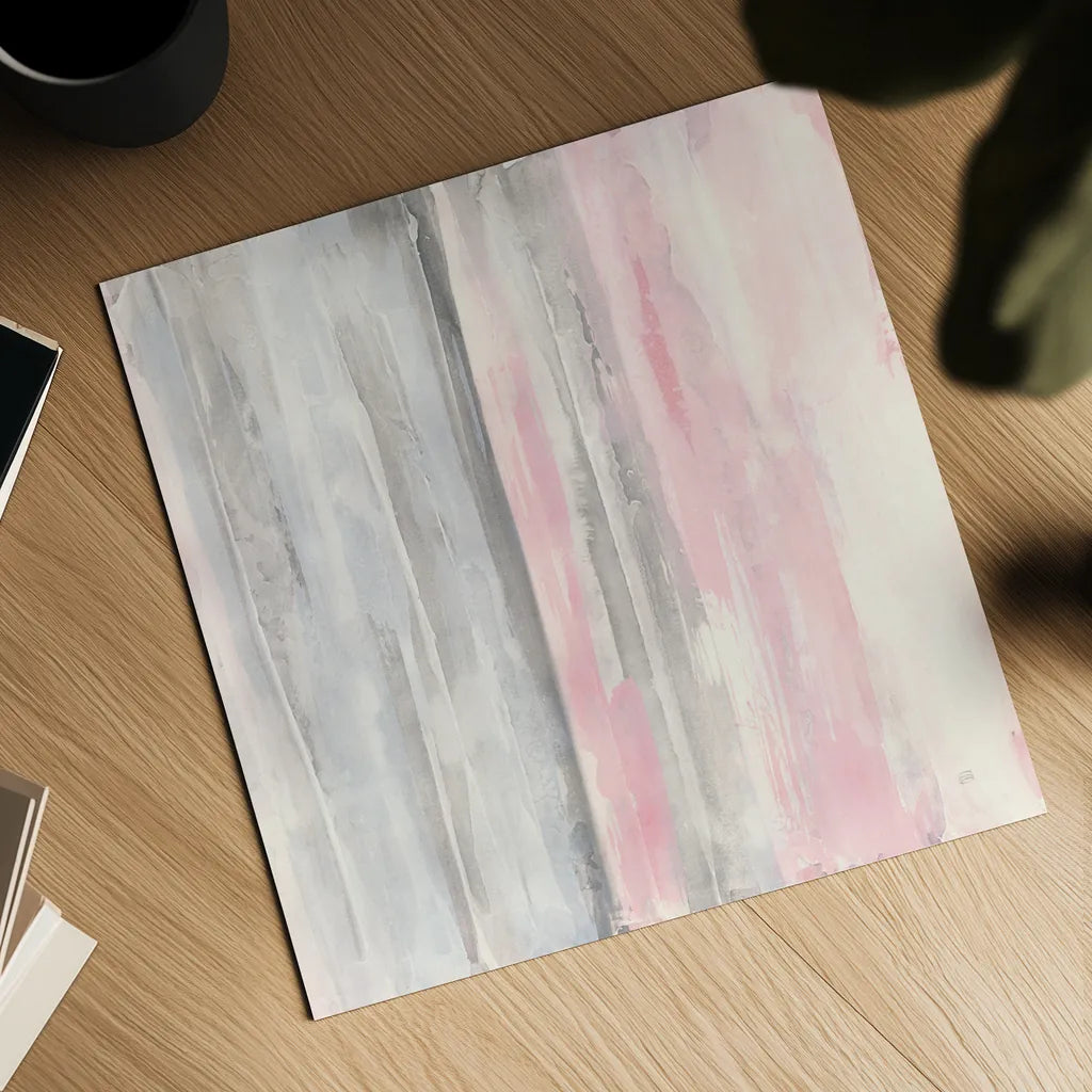 Whitewashed Blush I by Chris Paschke. Shown as a detailed flat fine art print, highlighting archival giclee quality. Available as an archival giclee rolled canvas, fine art paper, or poster print. SKU 49059a.