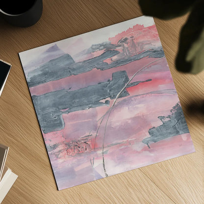 Whitewashed Blush II by Chris Paschke. Shown as a detailed flat fine art print, highlighting archival giclee quality. Available as an archival giclee rolled canvas, fine art paper, or poster print. SKU 34722a.