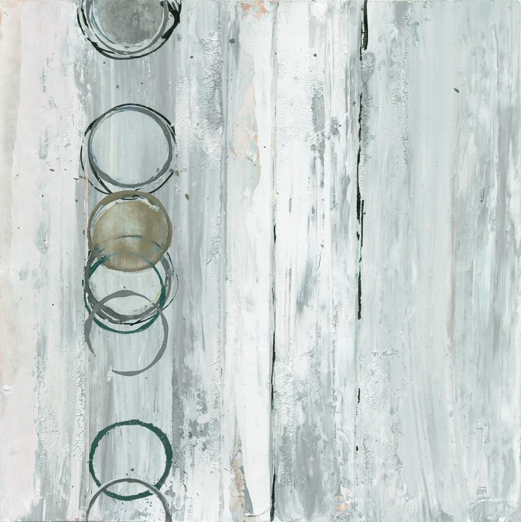 Whitewashed Emerald I by Chris Paschke. SKU 85035a. Archival Giclee Fine art print for wall decor.