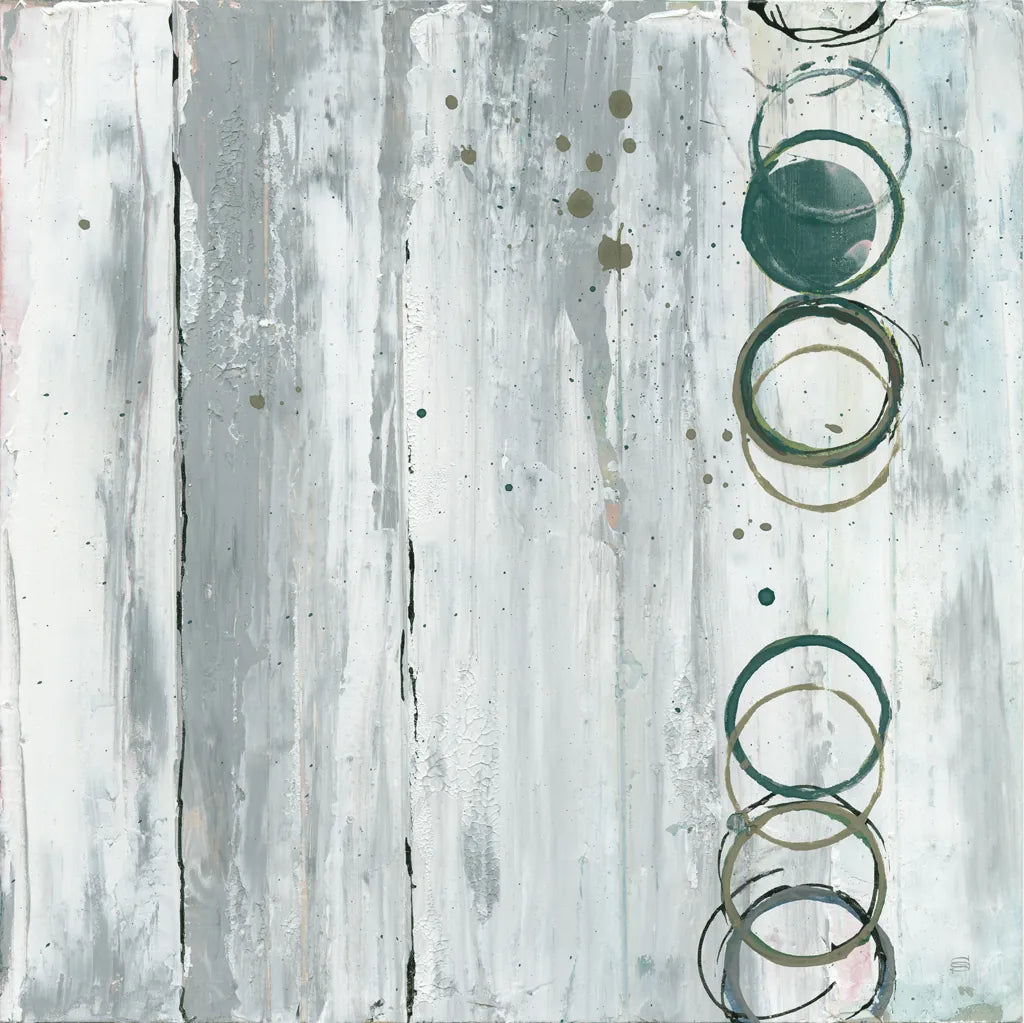 Whitewashed Emerald II by Chris Paschke. SKU 85036a. Archival Giclee Fine art print for wall decor.