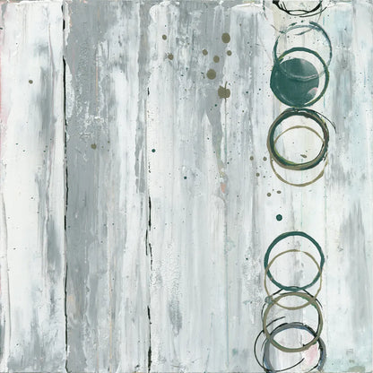 Whitewashed Emerald II by Chris Paschke. SKU 85036a. Archival Giclee Fine art print for wall decor.