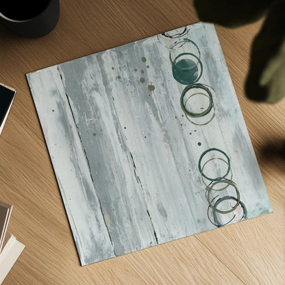 Whitewashed Emerald II by Chris Paschke. Shown as a detailed flat fine art print, highlighting archival giclee quality. Available as an archival giclee rolled canvas, fine art paper, or poster print. SKU 85036a.