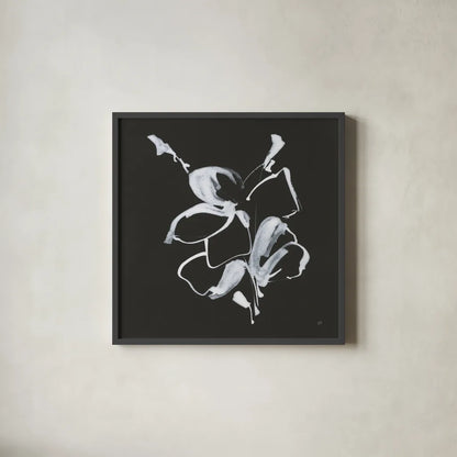 Wildflowers I by Chris Paschke. Shown in a sleek black glass frame for a contemporary gallery look. Available as an archival giclee rolled canvas, fine art paper, or poster print. SKU 73089a.