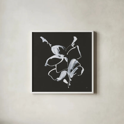 Wildflowers I by Chris Paschke. Shown in a crisp white glass frame for a clean and minimalist style. Available as an archival giclee rolled canvas, fine art paper, or poster print. SKU 73089a.