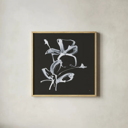 Wildflowers II by Chris Paschke. Shown in a natural wood glass frame for a timeless modern aesthetic. Available as an archival giclee rolled canvas, fine art paper, or poster print. SKU 73090a.