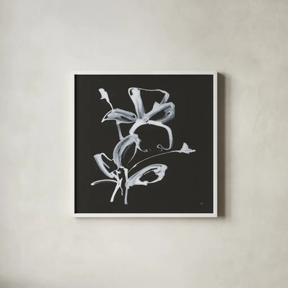 Wildflowers II by Chris Paschke. Shown in a crisp white glass frame for a clean and minimalist style. Available as an archival giclee rolled canvas, fine art paper, or poster print. SKU 73090a.