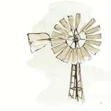 Windmill I Neutral by Chris Paschke. SKU 77331a. Archival Giclee Fine art print for wall decor.