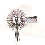 Windmill III by Chris Paschke. SKU 76342a. Archival Giclee Fine art print for wall decor.