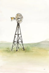 Windmill Landscape I by Chris Paschke. SKU 76898h. Archival Giclee Fine art print for wall decor.