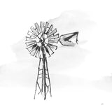 Windmill V BW by Chris Paschke. SKU 79224a. Archival Giclee Fine art print for wall decor.