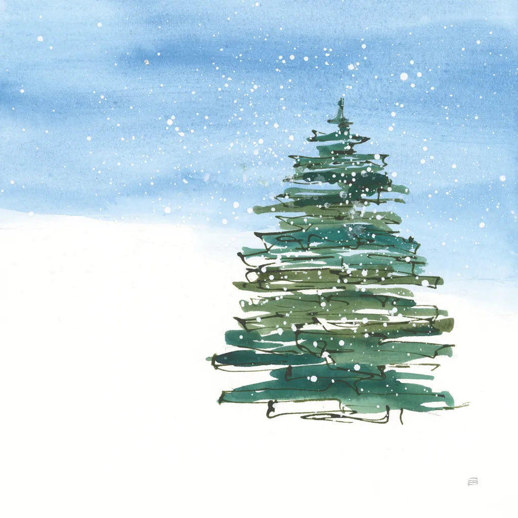 Winter Green I by Chris Paschke. SKU 83113a. Archival Giclee Fine art print for wall decor.