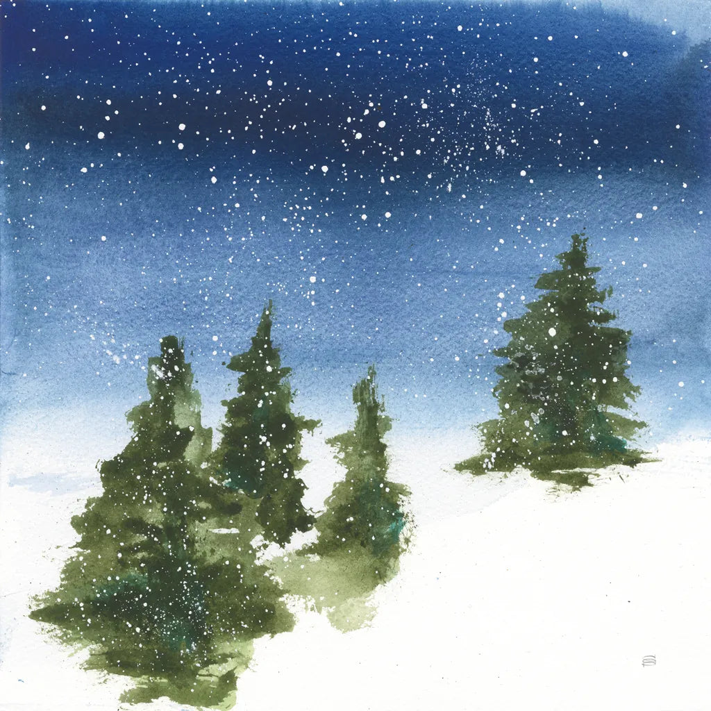 Winter Snow I by Chris Paschke. SKU 83587a. Archival Giclee Fine art print for wall decor.