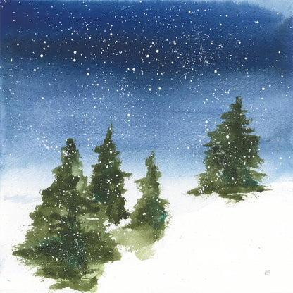 Winter Snow I by Chris Paschke. SKU 83587a. Archival Giclee Fine art print for wall decor.