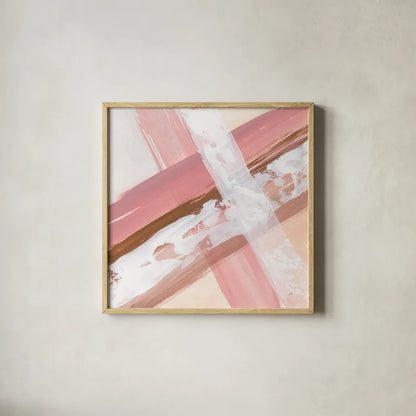 Woven I by Chris Paschke. Shown in a natural wood glass frame for a timeless modern aesthetic. Available as an archival giclee rolled canvas, fine art paper, or poster print. SKU 82445a.