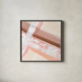 Woven II by Chris Paschke. Shown in a sleek black glass frame for a contemporary gallery look. Available as an archival giclee rolled canvas, fine art paper, or poster print. SKU 82446a.
