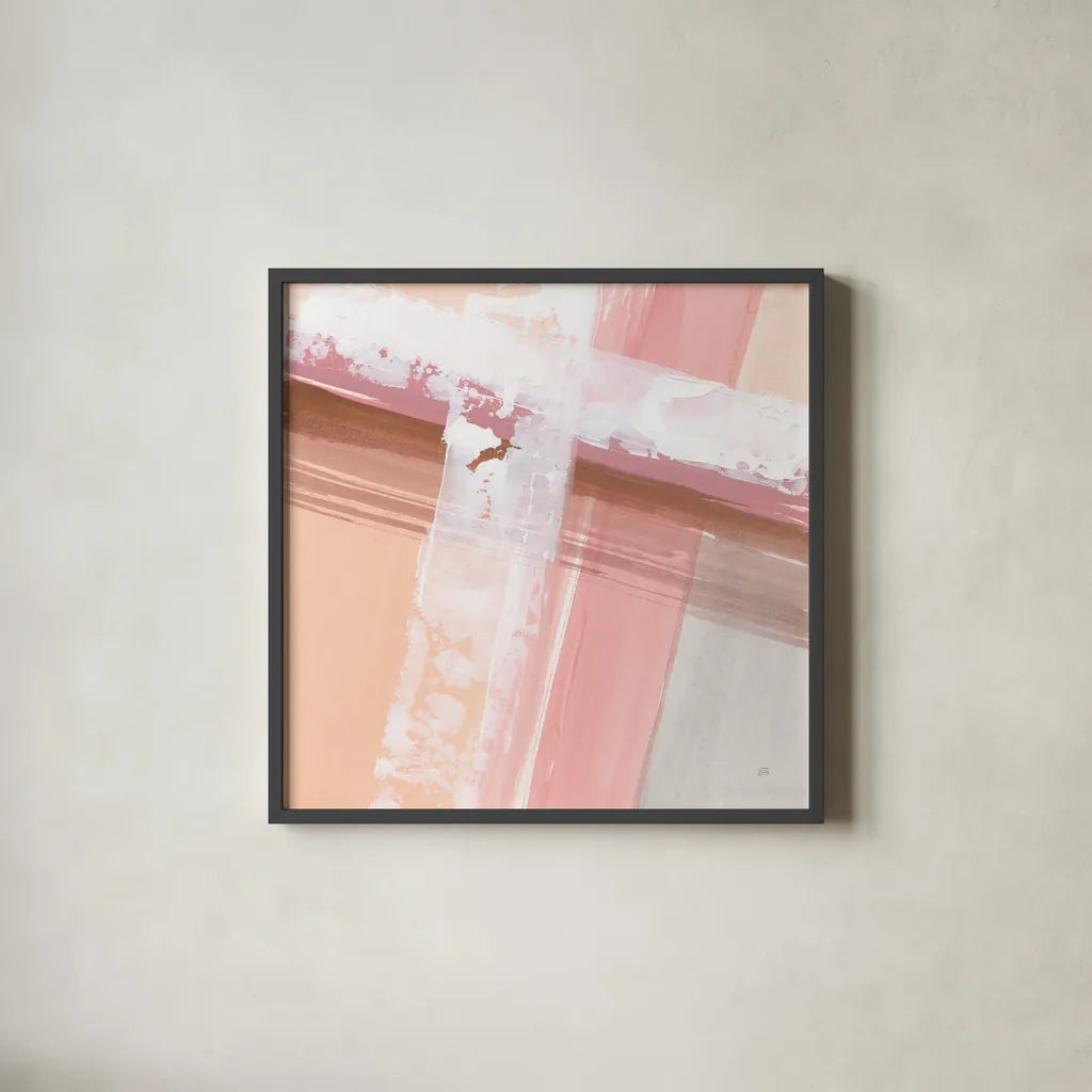 Woven IV by Chris Paschke. Shown in a sleek black glass frame for a contemporary gallery look. Available as an archival giclee rolled canvas, fine art paper, or poster print. SKU 82448a.