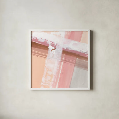 Woven IV by Chris Paschke. Shown in a crisp white glass frame for a clean and minimalist style. Available as an archival giclee rolled canvas, fine art paper, or poster print. SKU 82448a.