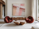 Woven IV by Chris Paschke. Shown as extra-large giant wall art in a modern living room. Available as an archival giclee rolled canvas, fine art paper, or poster print. SKU 82448a.
