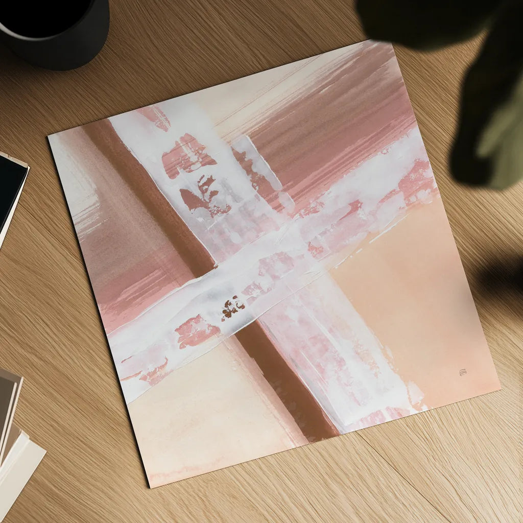 Woven V by Chris Paschke. Shown as a detailed flat fine art print, highlighting archival giclee quality. Available as an archival giclee rolled canvas, fine art paper, or poster print. SKU 82449a.