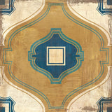 Moroccan Tiles Blue X by Cleonique Hilsaca. SKU 38575a. Archival Giclee Fine art print for wall decor.