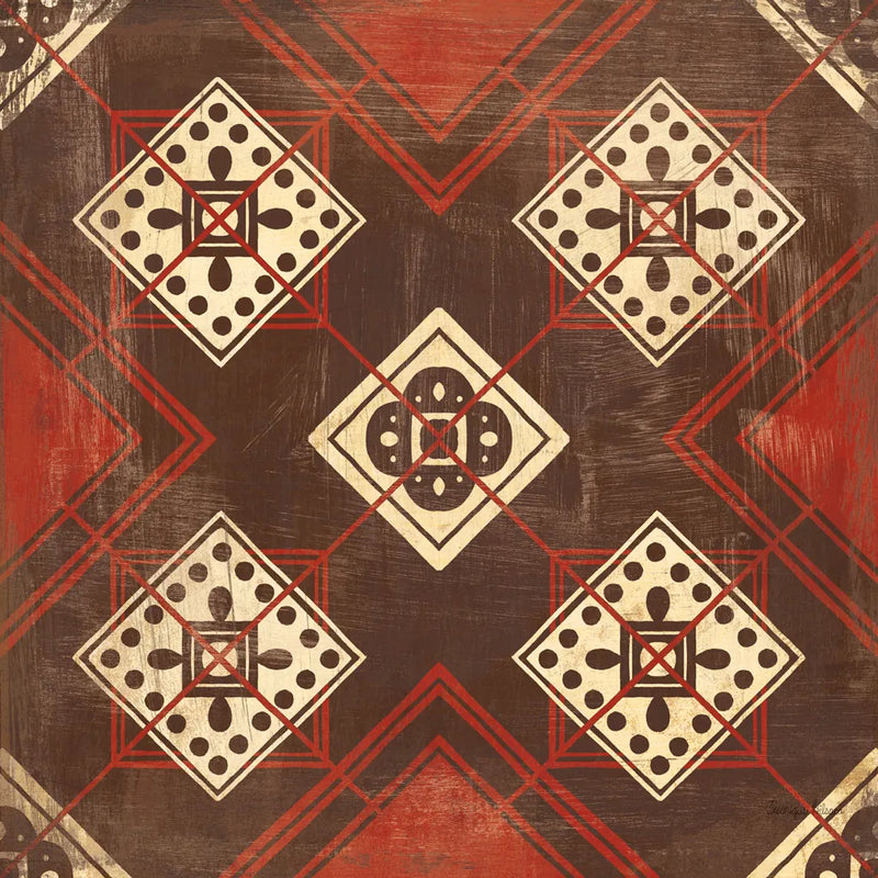 Moroccan Tiles Spice IV by Cleonique Hilsaca. SKU 38580a. Archival Giclee Fine art print for wall decor.