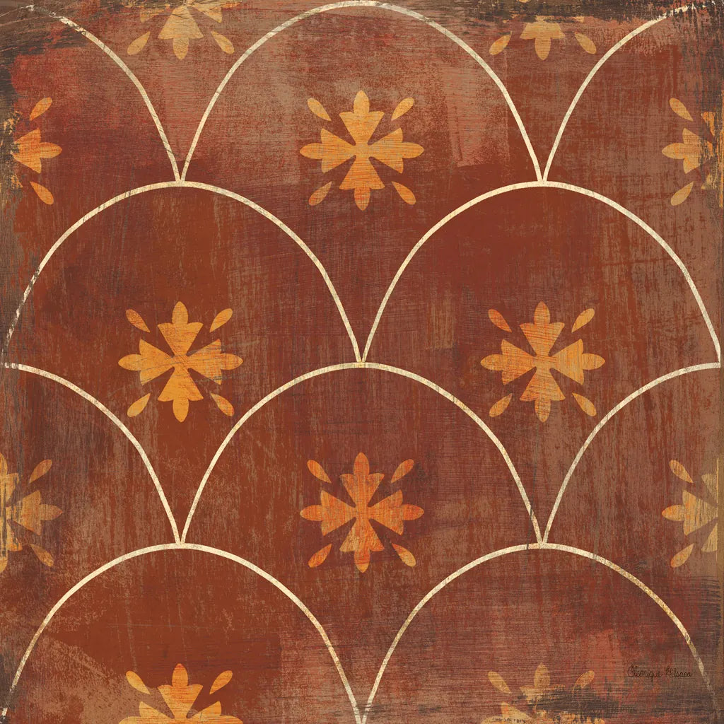 Moroccan Tiles Spice VI by Cleonique Hilsaca. SKU 38582a. Archival Giclee Fine art print for wall decor.