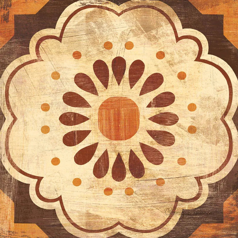 Moroccan Tiles Spice VIII by Cleonique Hilsaca. SKU 38583a. Archival Giclee Fine art print for wall decor.