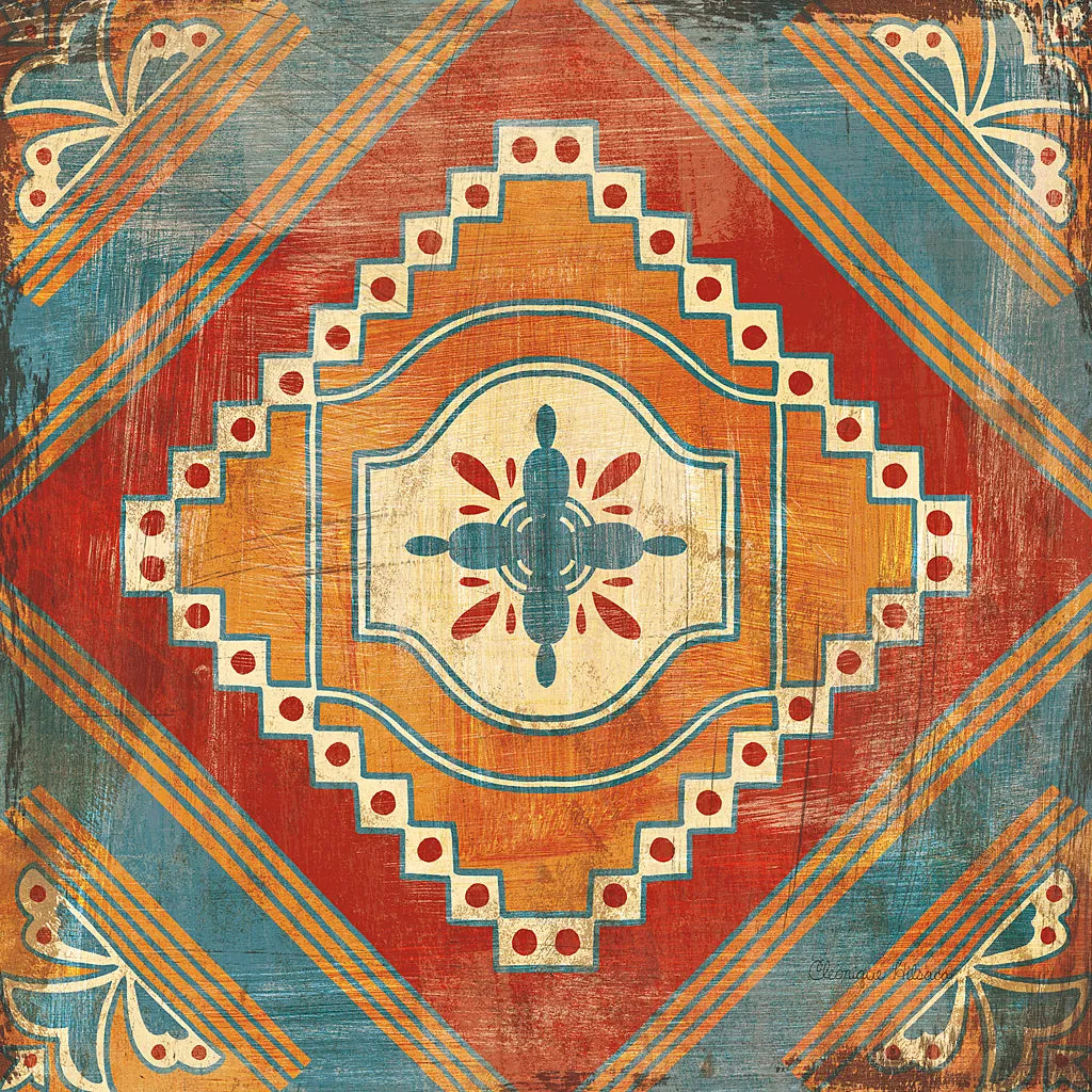 Moroccan Tiles V v2 by Cleonique Hilsaca. SKU 16176a. Archival Giclee Fine art print for wall decor.