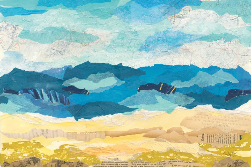 Abstract Coastal I by Courtney Prahl. SKU 44177i. Archival Giclee Fine art print for wall decor.