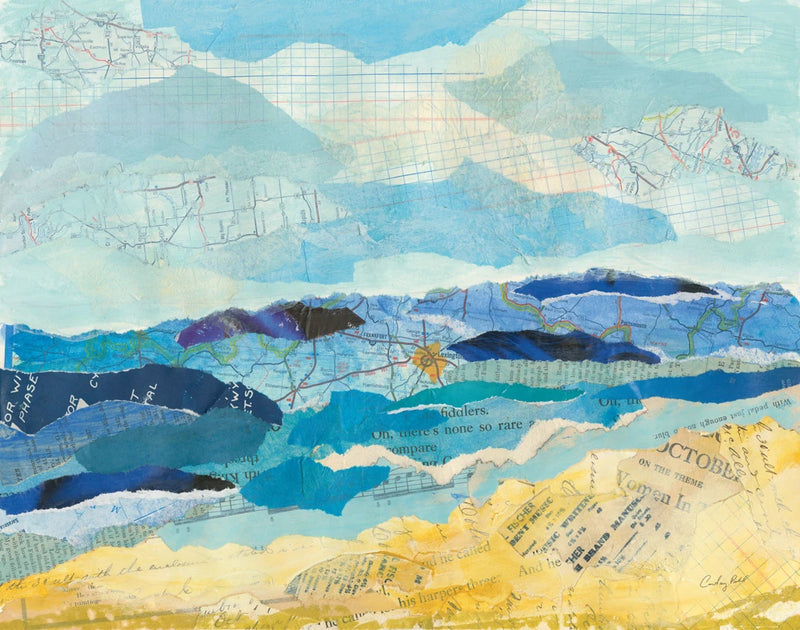 Abstract Coastal II by Courtney Prahl