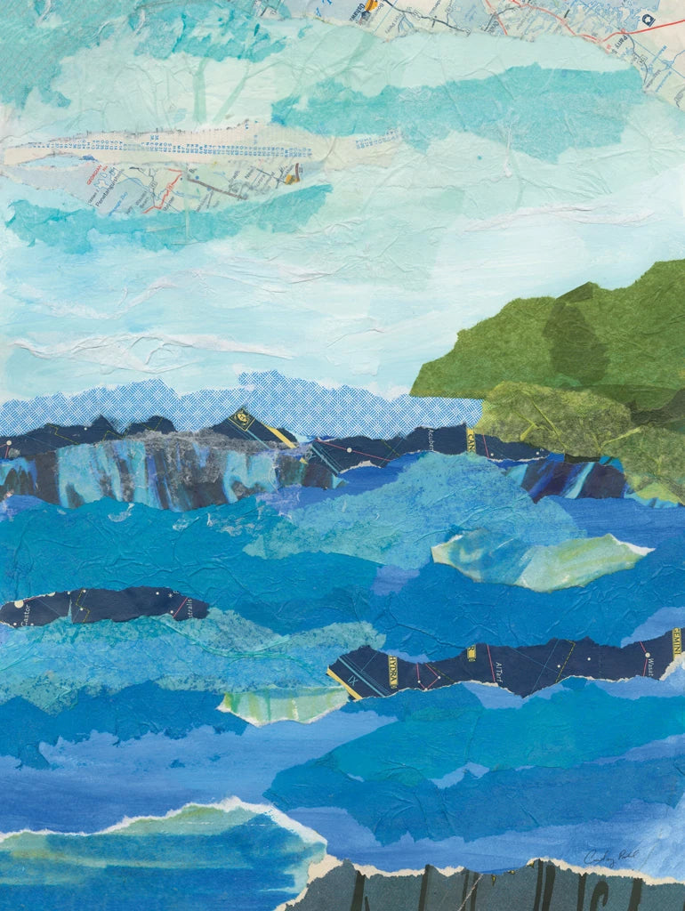 Abstract Coastal IV by Courtney Prahl