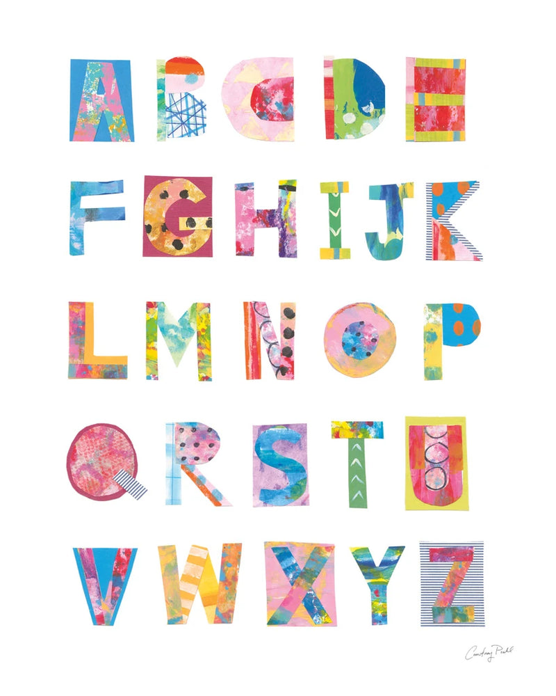 Alphabet Collage by Courtney Prahl