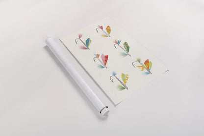 Angling in the Stream Lures II by Courtney Prahl. shown as a rolled paper print. Available as archival giclee rolled canvas, fine art paper, or poster print. SKU 73255i.